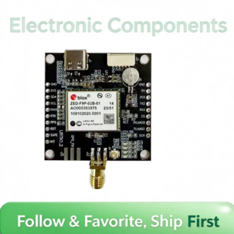 ZED-F9P-01/02/04B/15B/F9K high-precision differential positioning RTK module board motherboard