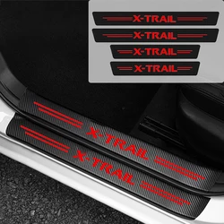 Car Door Trunk Sill Threshold Protective Strip Tape Stickers for Nissan X-trail Emblem XTrail T31 T32 Tiida Teana 350Z Qashqai