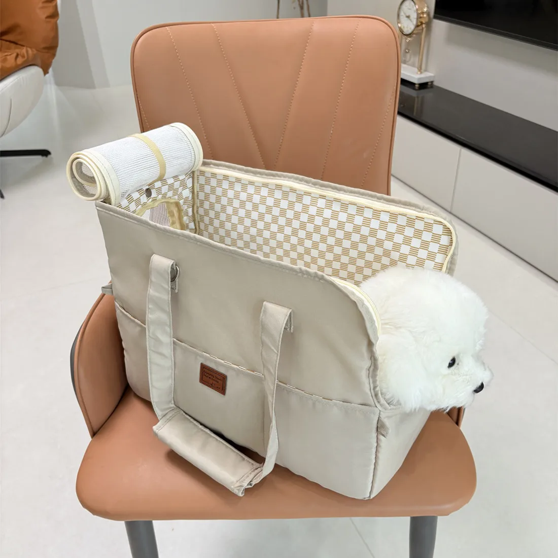 Small Dog Sling Carrier- Handheld shoulder Dog bag Car Seat Safe Travel Dog Carrier Bag, Pet Products, Portable Cat Carrier Bag