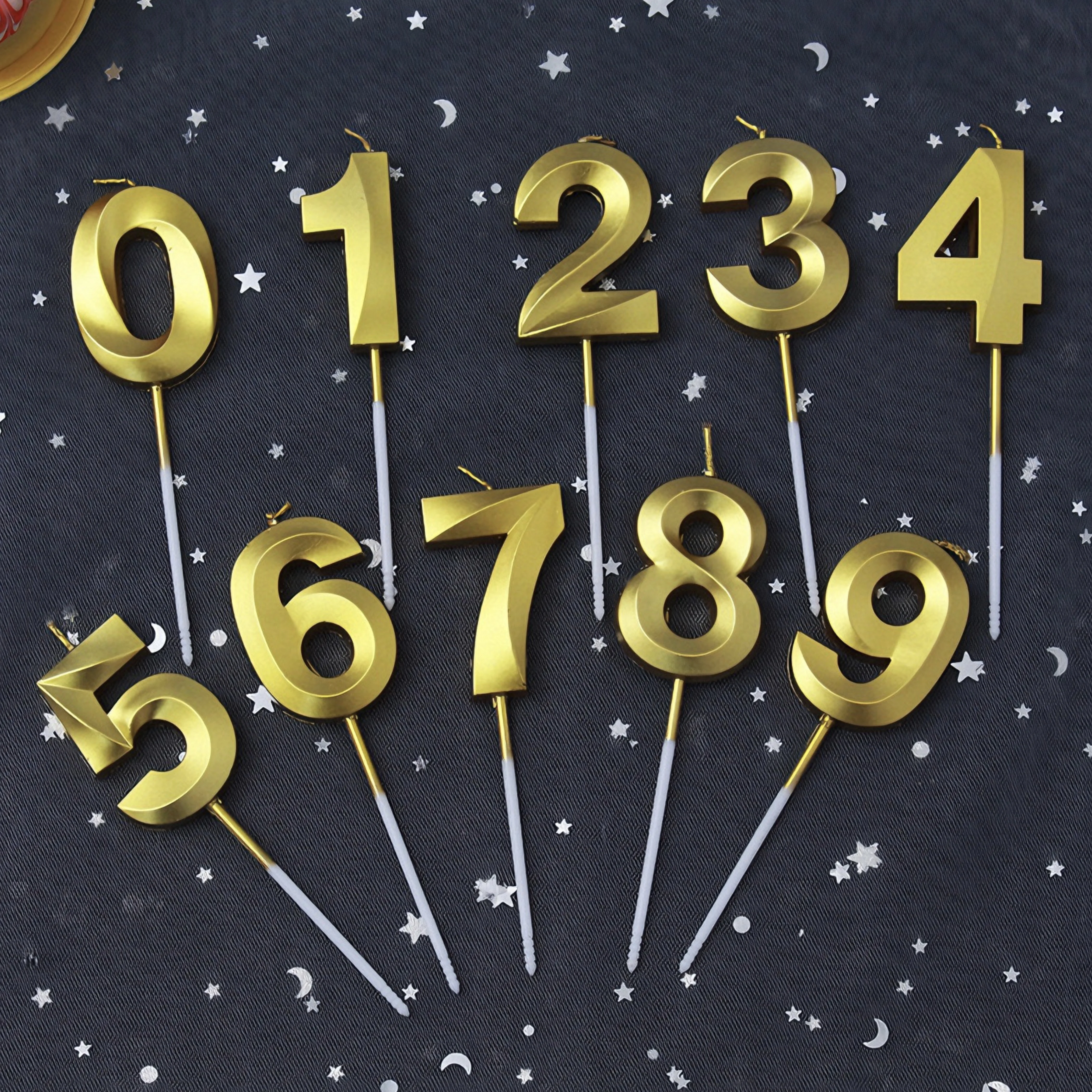 3D Number Candles F… - image