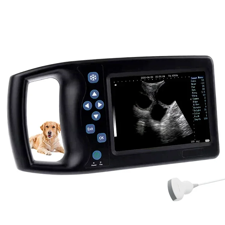 Waterproof B Ultrasound Portable Vet Doppler Ultrasound Machine Veterinary Ultrasound for Animals Dog/Cat/Sheep/Pig/Cow