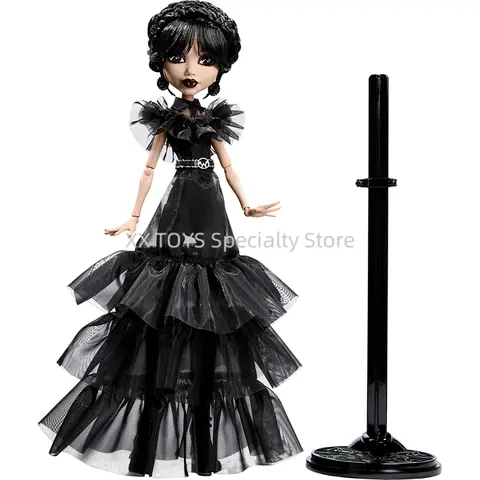 Monster High Wednesday-docka Addams Rave'N Wednesday Enid Sinclair Collector's Edition-dockor Levereras med dockställ Födelsedagspresenter 10 best sales Monster High-tillbehör - №4