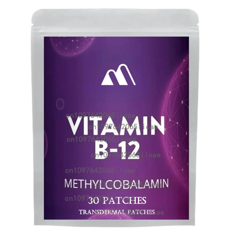 

30 Patches Vitamin B-12 with Folic Acid Transdermal Patches