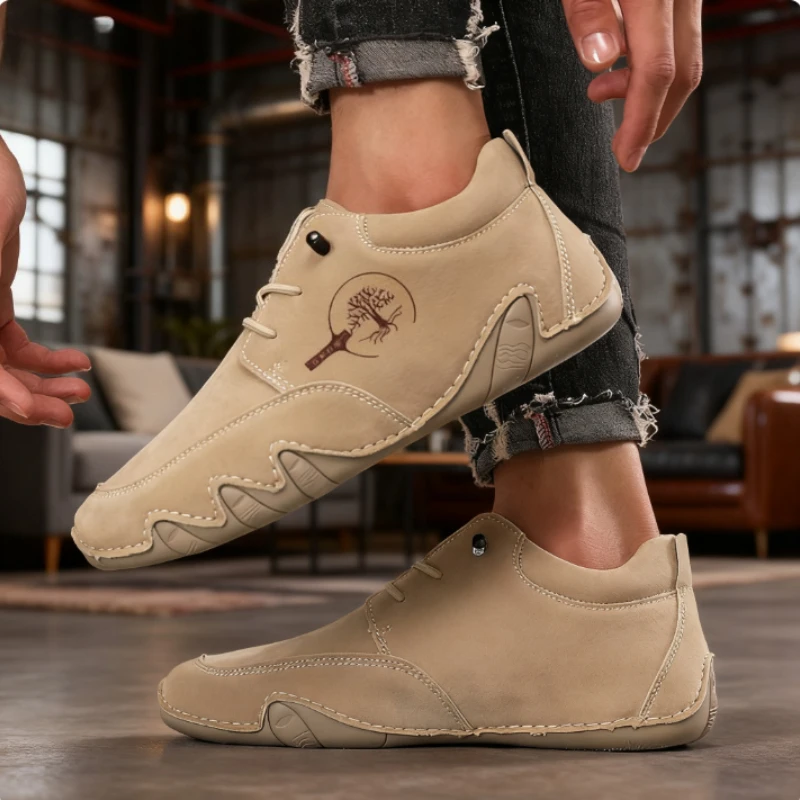 

Men's Casual Slip-On Shoes Fashion Breathable Anti-Slip Soft Sole Comfort Daily Walking Shoes 2026 New Trendy Loafers for Men