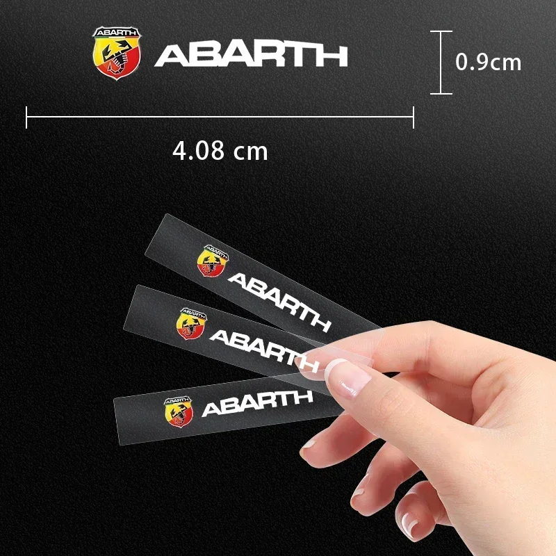 Estilo do carro 3d liga de metal motocicleta emblema emblema adesivo para Abbas Abarth Punto 124/125/500 Stilo Ducato Bravo acessórios do carro
