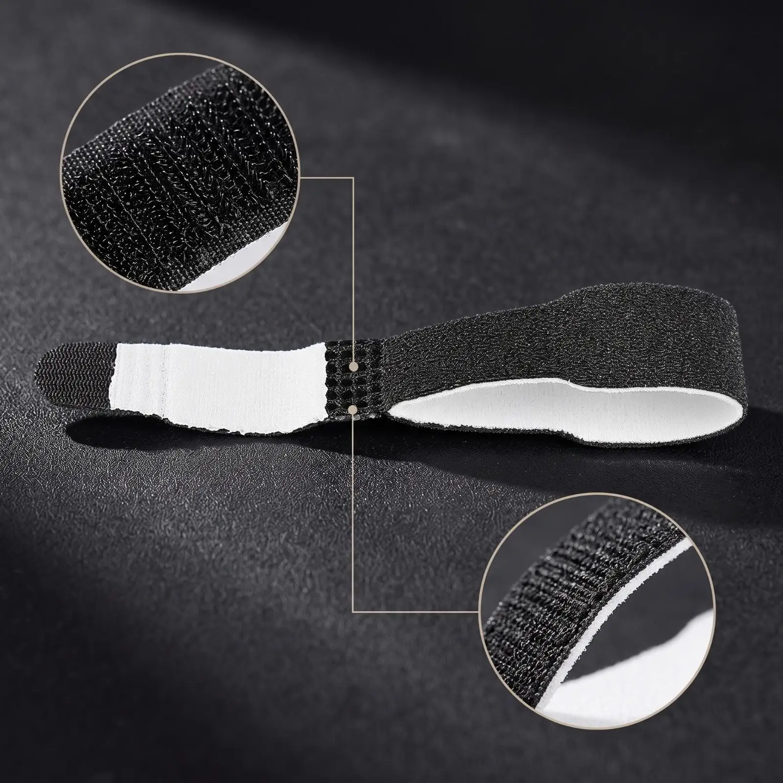Adjustable Toe Support Strap with Hook Loop Reusable Toe Separator for Alignment Soft Wrap for Daily Foot Care Routine