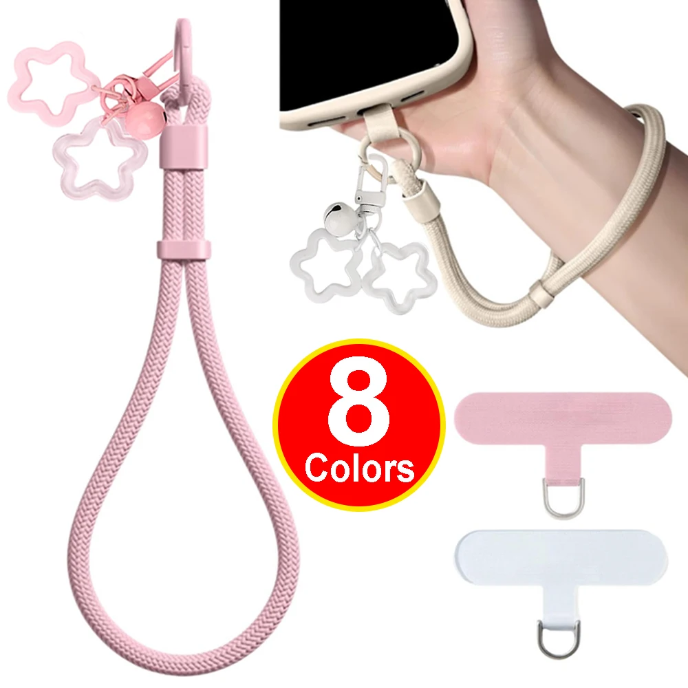 

Подвесные ремни для мобильного телефона, подвесной шнур со звездами, ремешок для мобильного телефона, ремешки на запястье, цепочка с защитой от потери для IPhone 17 Pro Max