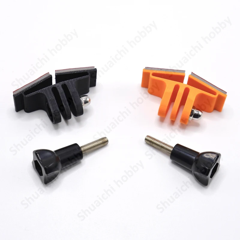 Ultra-light Helmet Visor Base Hanger Cycling Filming Fixing Mount Outdoor Accessories for GoPro/DJI/Insta360 Action Camera
