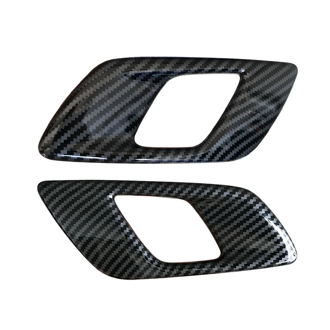 Carbon Fiber Color Door Handle Bowl Decorator Trim Cover Fit for Ford Ranger Everest 2015 2016 2017 2018 2019 2020 2021 2022