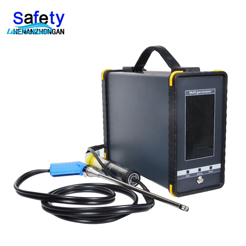 

NH3: 0-100PPM Air Gas Multi-gas Analyzer, 16 in 1 Flue Detector with Long Probe