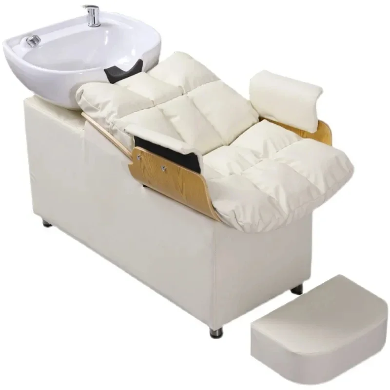 

Japanese Head Spa Shampo Chair Massage Water Circulation Head Hair Bed Therapy Comfort Lavacabezas Salon Equipment MQ50XF