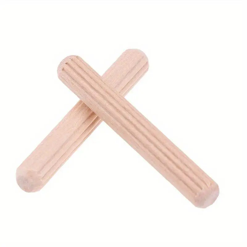 100Pcs/Lot Woodworking Doweling Jig Kit Round Grooved Fluted Wooden Plug Dowel Pins Rod Drilling Guide Locator Tool