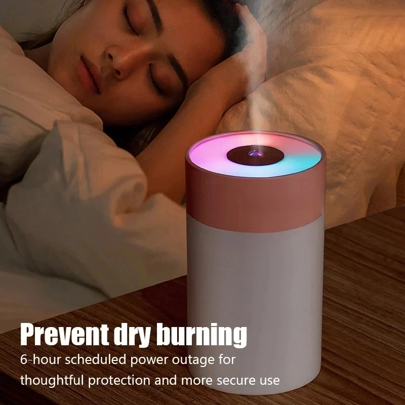 

Luminous Humidifier Household Desktop Small Water Supplement Spray Air Humidification Usb Car Portable Night Light 260ml