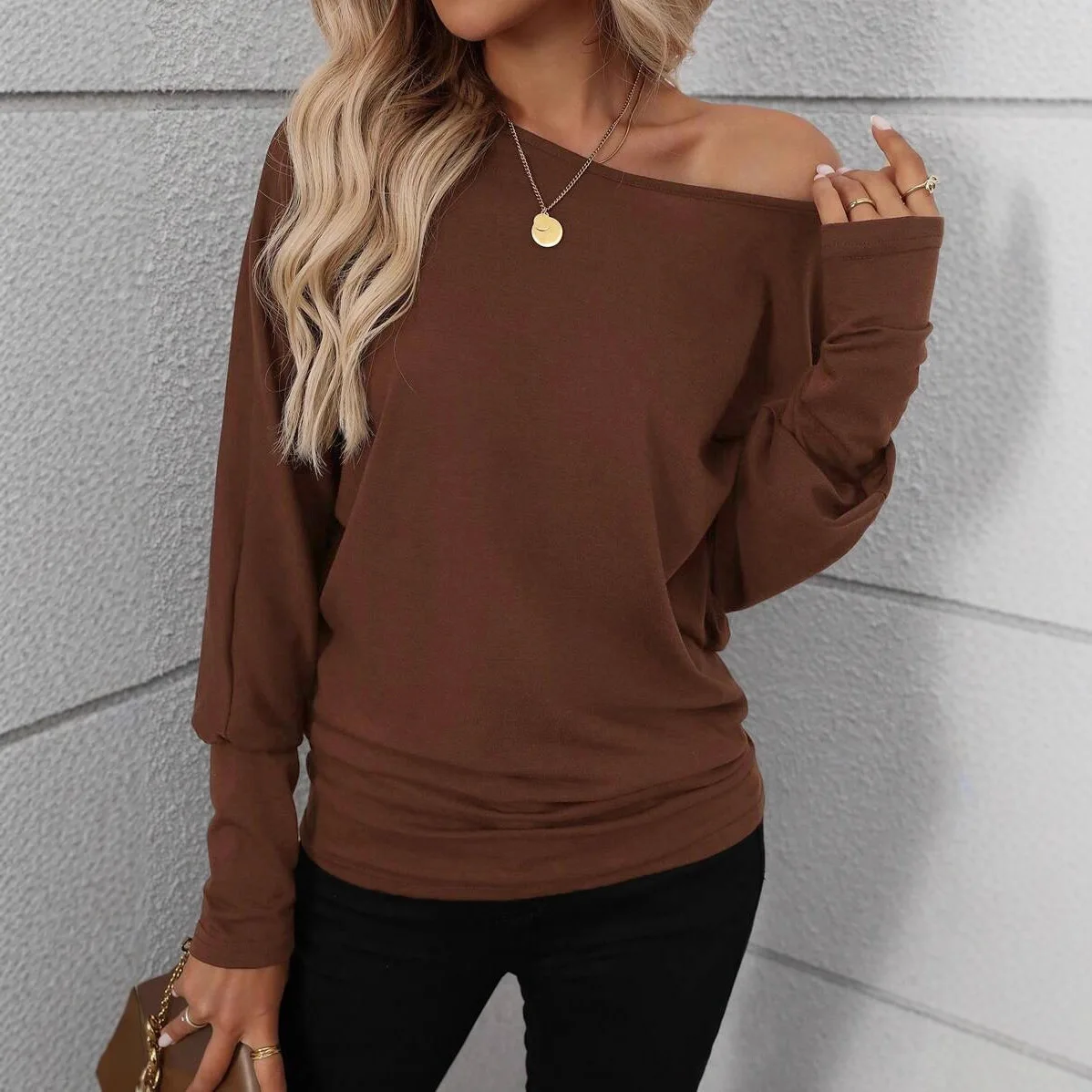2026 Women's Off-shoulder Batwing. Sleeve Top Summer Dresses 2026 Y2k、 Boho Bandage