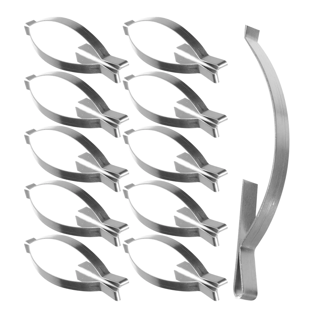 

100 Pcs Screen Shrapnel Sliding Window Spring Frame Corner Clips Fixing Stainless Steel Holding