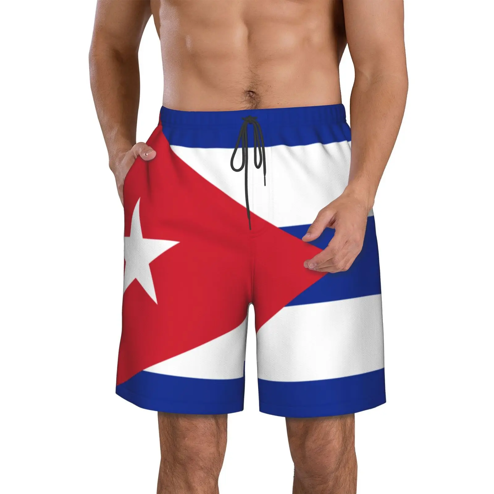 Men's Cuba Flag Bea… - image