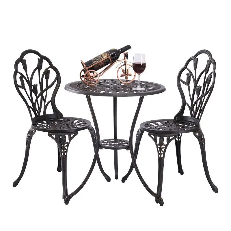 

Balcony, small tables and chairs, outdoor, European style, wrought iron, leisure