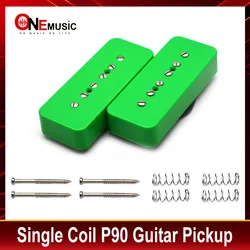 Single Coil Soap Bar Pickups For P-90 P90 Guitar Green