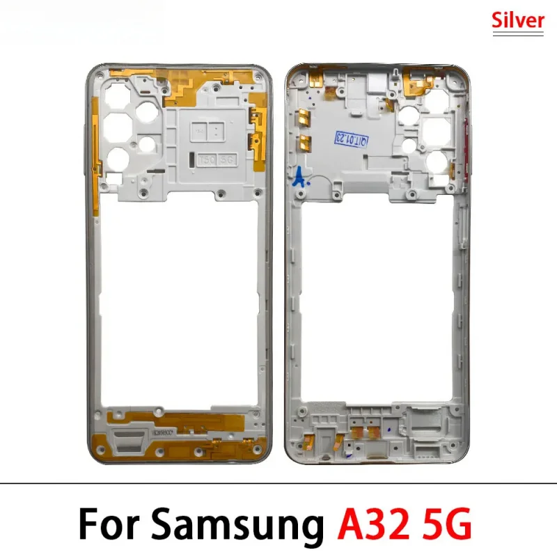 Per Samsung A22 A32 4G 5G A225F A226B A325F A326B Custodia Telaio Centrale Piastra Centrale Copertura Parti di Riparazione