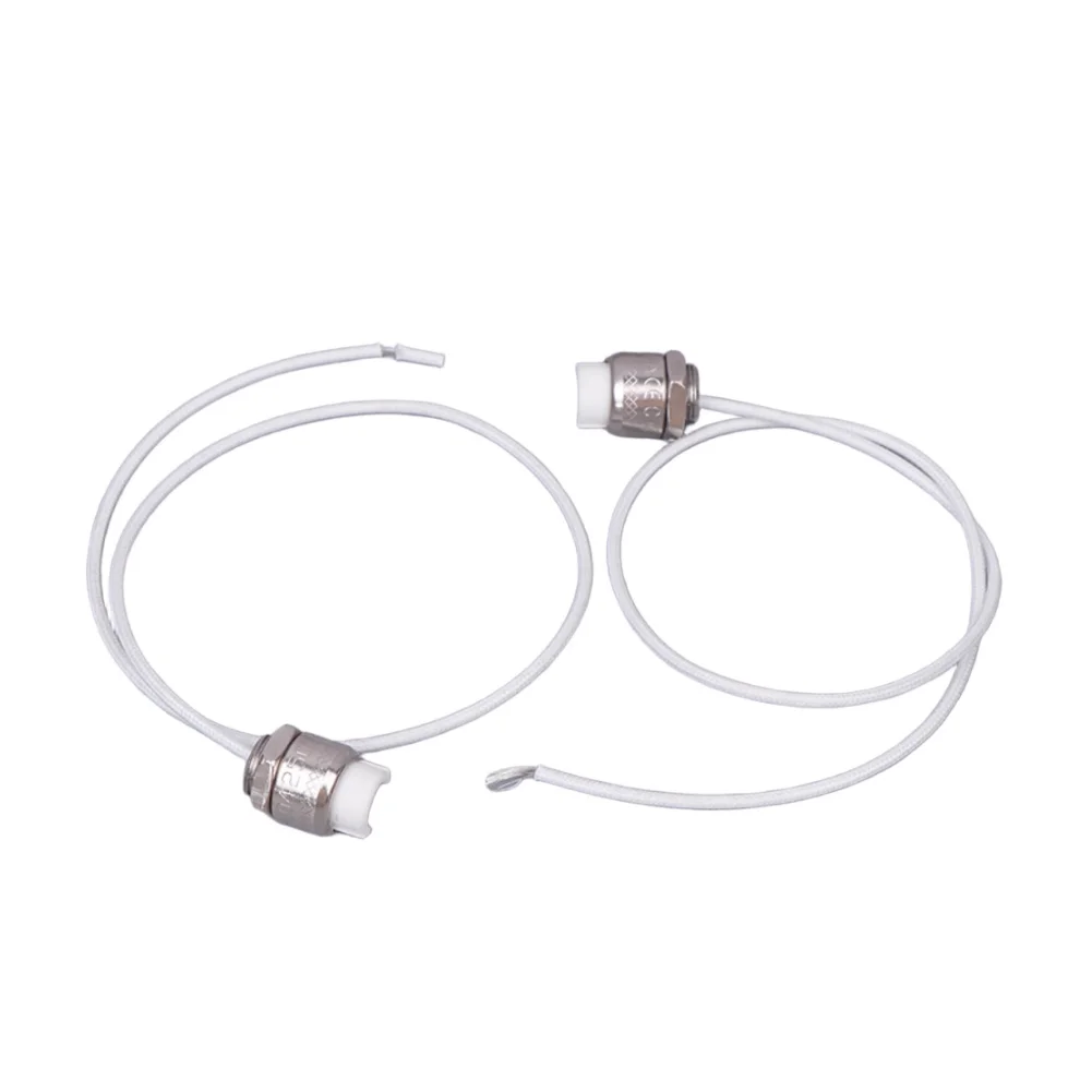 Iron Lamp Holder Base Designed for R7S Bulbs Featuring Gold Tube Finish Suitable for Residential and Commercial Setups