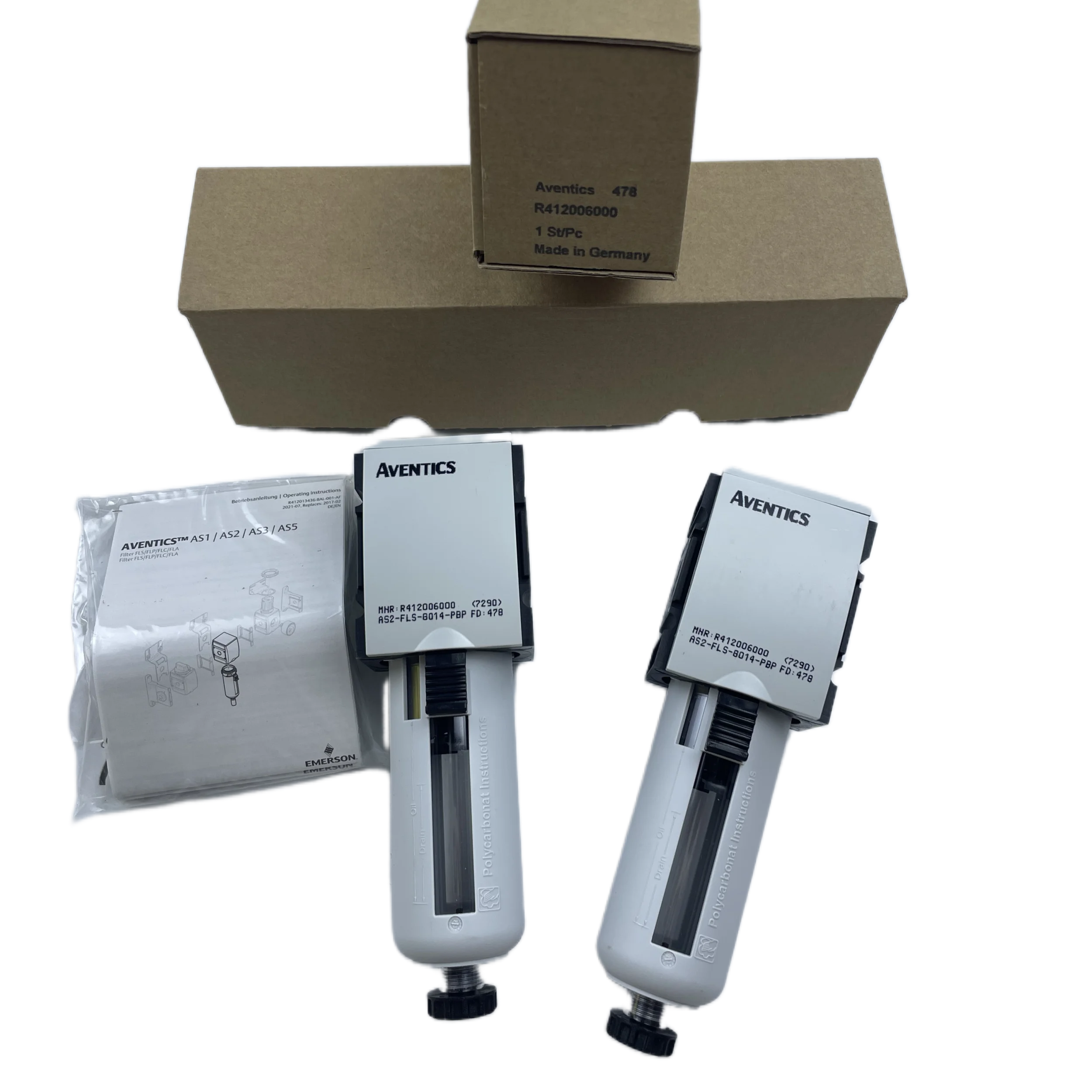 AVENTICS Pneumatic Components, Including Models R412009251, R412007251, And R412006000