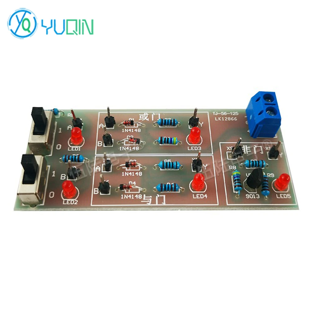 Discrete Component Gate Circuit Welding DIY Kit NAND Gate Logic Digital Electronic Technology Teaching and Training