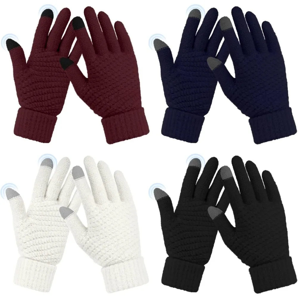 

Женские зимние перчатки с сенсорным экраном для холодной погоды, подарки на день рождения для взрослых женщин, ее маму, жены