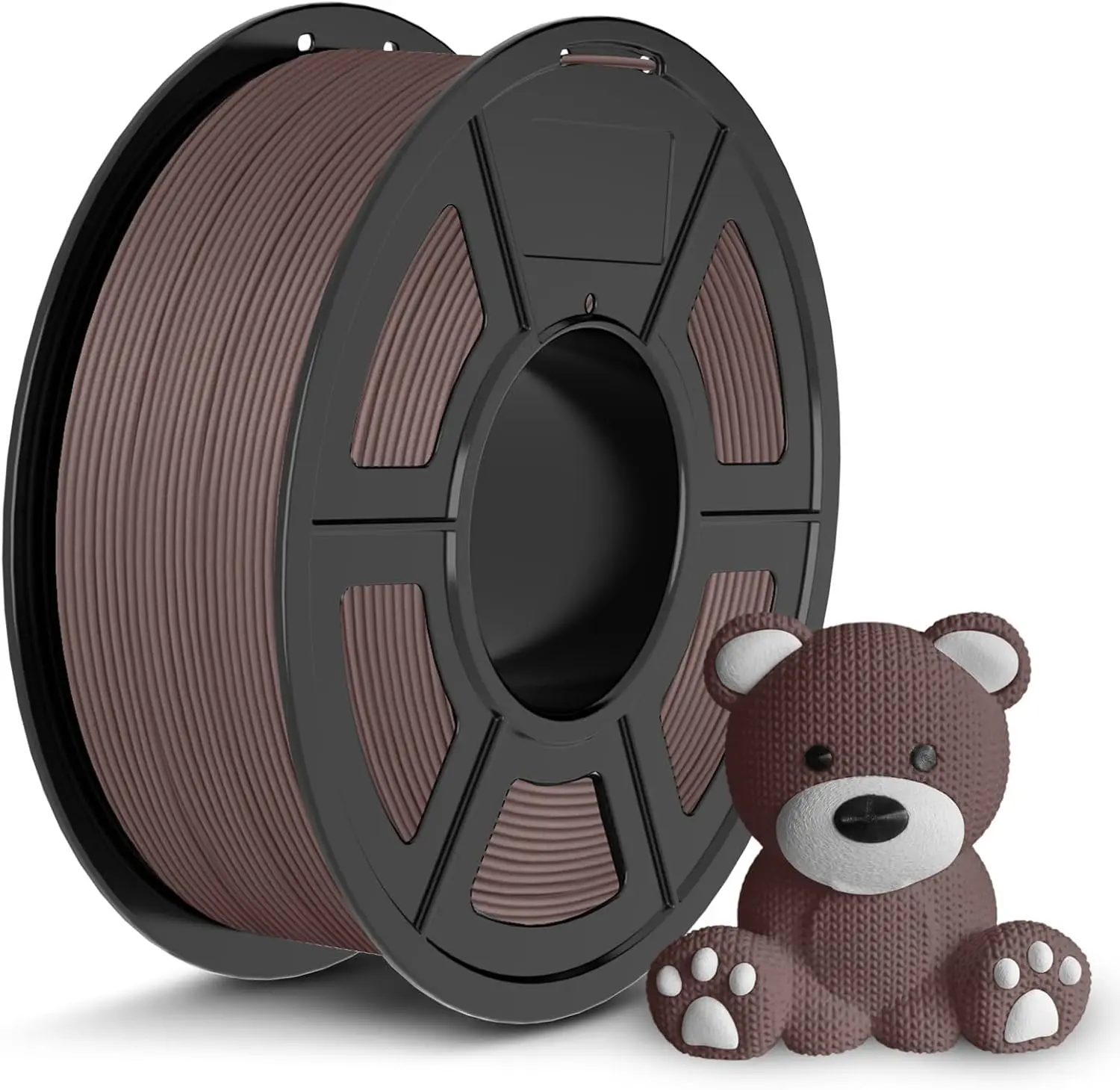 

Коричневый PLA-филамент для 3D-принтеров, 1.75 мм, катушка 1.1 кг, высокая точность +/-0.02 мм для большинства FDM-принтеров