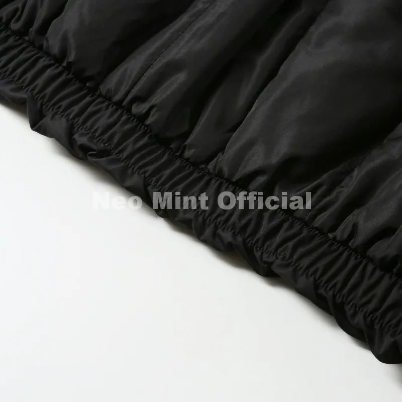 Neo Mint Trendy 2026 Fur Collar Bomber Jacket Women Winter Warm Padded Coat Parkas Luxury Brand Quilted Puffer Jackets Overcoats
