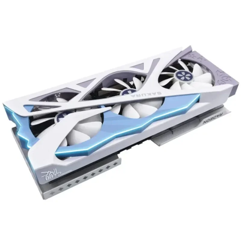 Kartu Grafis Gaming RX 9070XT 16G D6, Model AI Operasi Data 9070XT 16GD