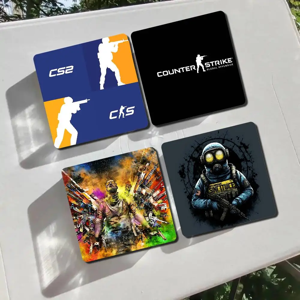 C-Counter-S-Strike CS 2 شعار شخصية صور مغناطيس الثلاجة جولة المغناطيسي الثلاجة الديكور هدايا تذكارية الزفاف
