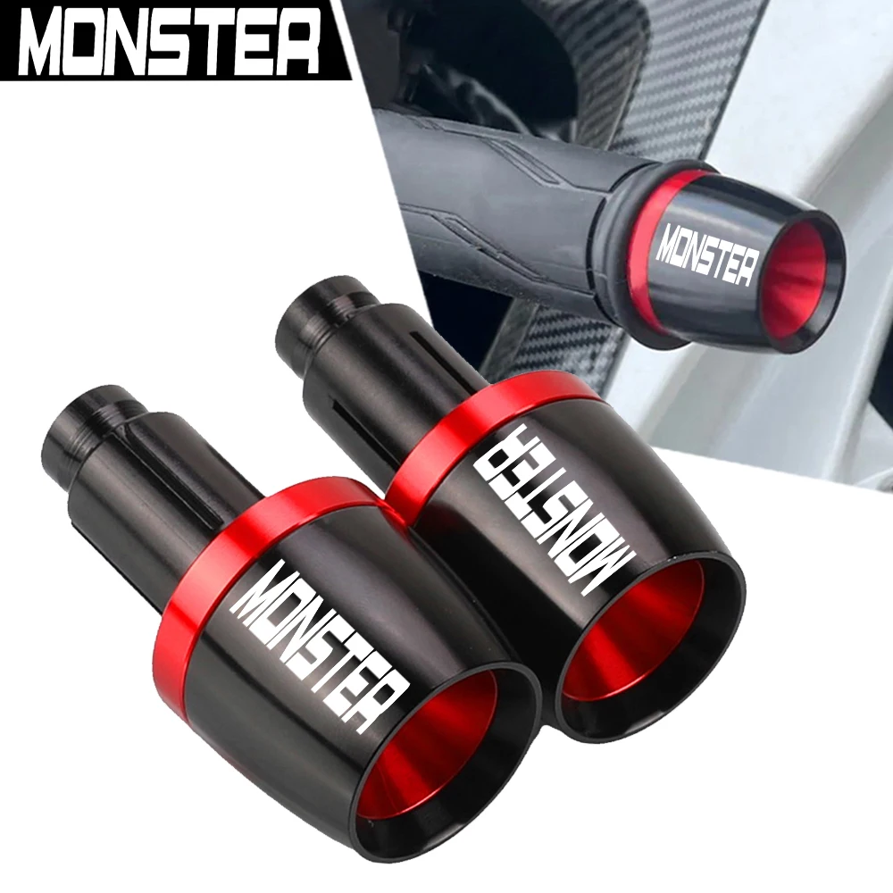 

Motorcycle Accessories Handlebar Grips Ends Handle Bar Cap End Plug For DUCATI Monster 821 937 950 1100 1200 MONSTER All years