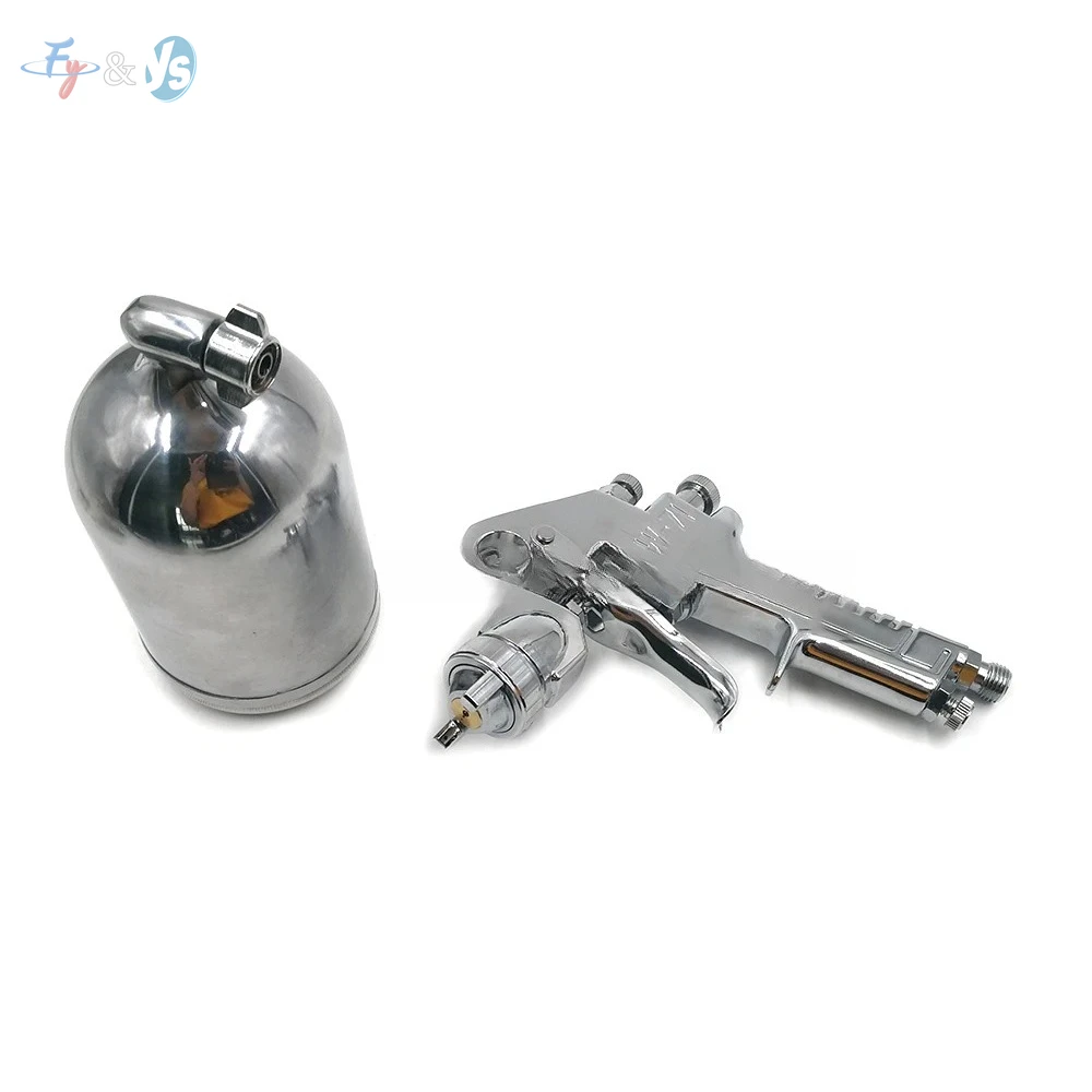 W-71G Professional HVLP Gravity Paint Spray Gun, 1.3mm/1.5mm Nozzle High Transfer Efficiency for Car Auto Furniture Paint
