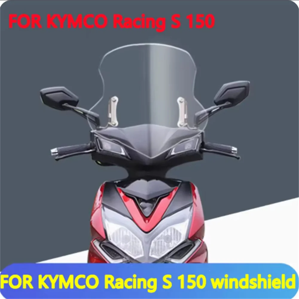 

For KYMCO Racing S 150 KCC150 Windshield Modification Racing S150 KCC 150 High Quality Front Windshield Chest Guard