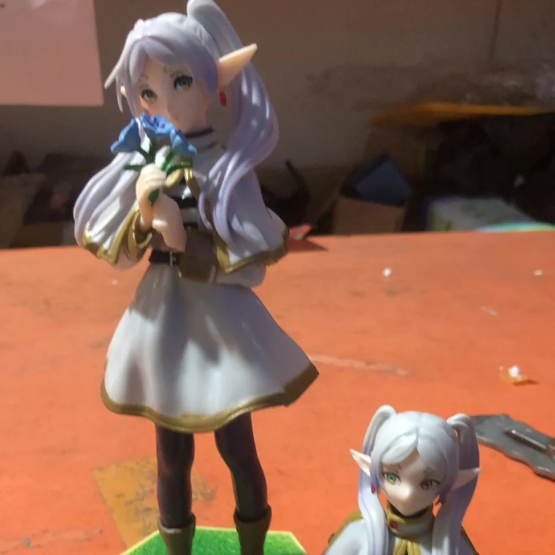 Anime além da jornada final frieren figura samambaia figuras de ação bonito stark estatueta modelo decoração bonecas réplica edição brinquedos pvc