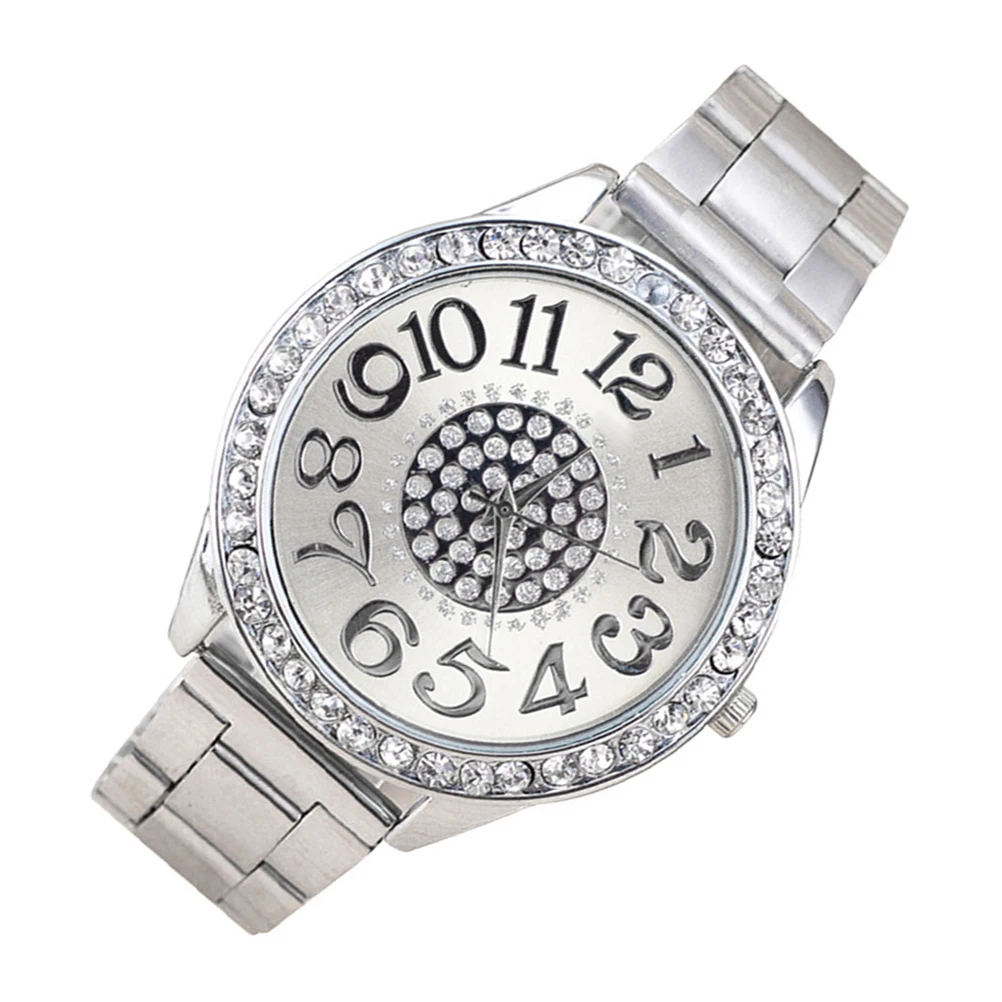 

Quartz Watch Stainless Steel Strap Casual Lady Wrist Watch Gifts For Women Christmas Birthday Valentine Wedding