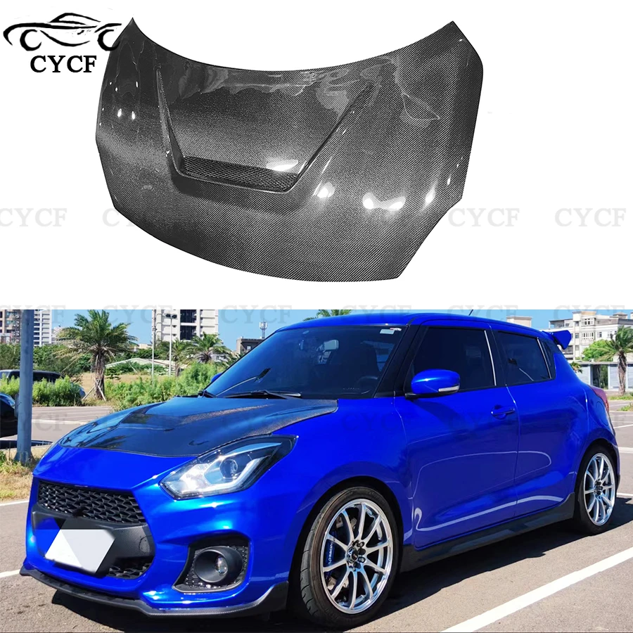 For Suzuki Swift Sports ZC33S Carbon fiber hood engine cover carbon fiber engine cover The hood of an automobil Body Kit