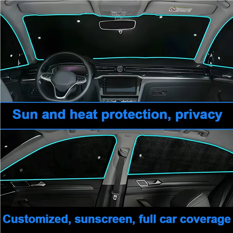 For Mitsubishi Pajero V93 2006 2007-2021 2017 Car Sunshades Windshield Visor Window Solar Anti-UV Sun Protection Interior Parts