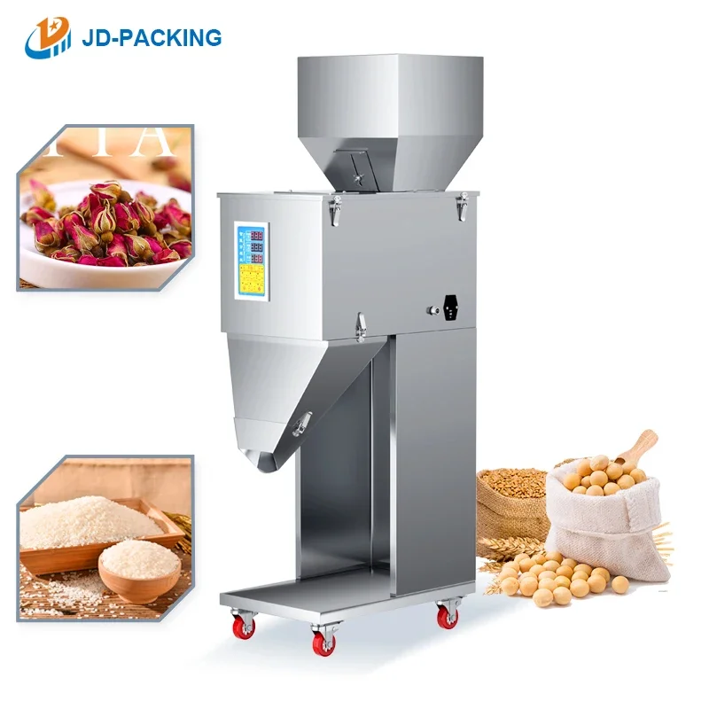 Millet sugar scrub corn flavor salt coffee granules grain  weighing filling machine semi-automatic