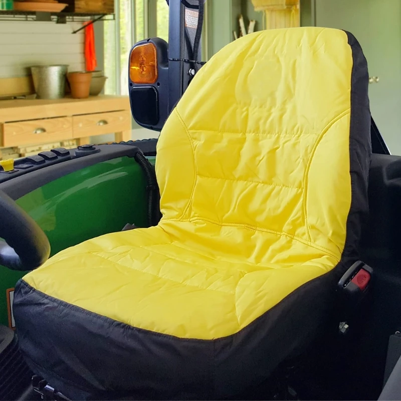 Seat Cover Cushioned 18inch Large Adjustable Wear Resistant for LP95233 Tractor Comfortable Cushioning Waterproof Padded