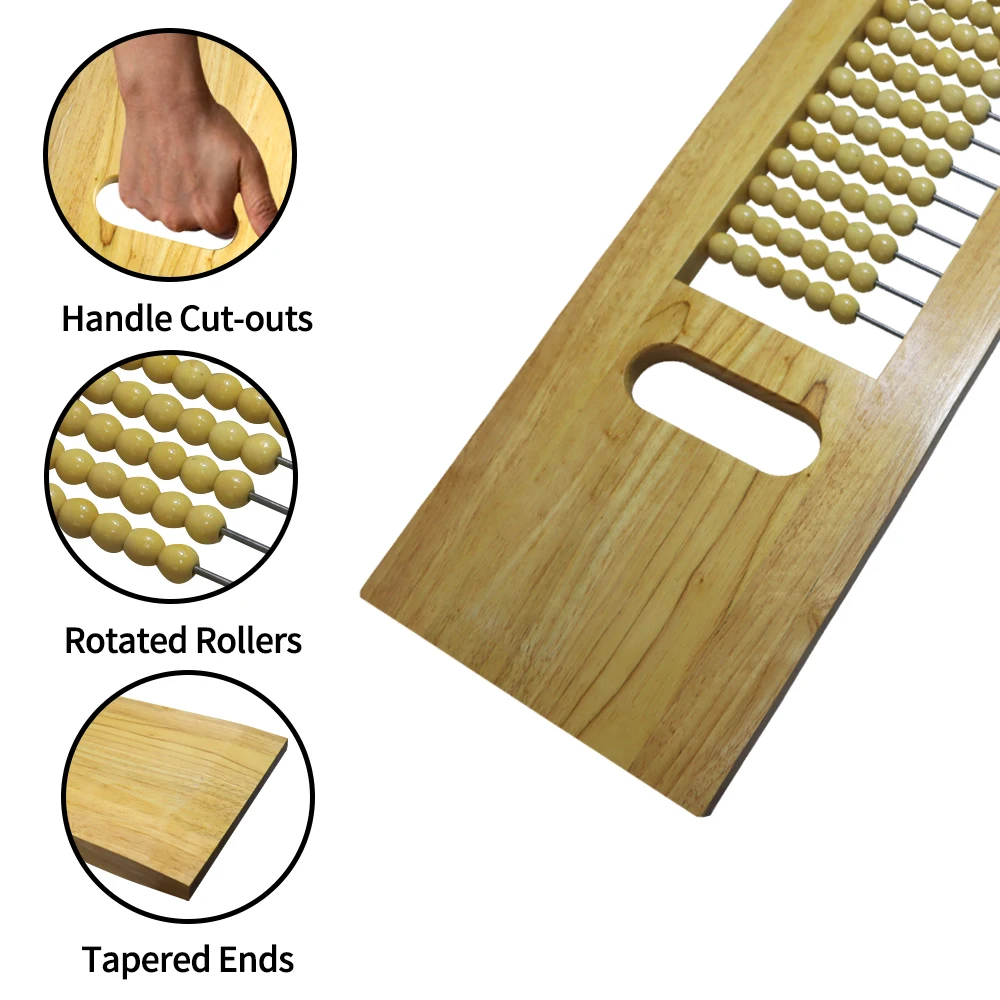 Wooden Sliding Transfer Board With Ball Bearings For Elderly Protection Disabled Mobility Assistance Board For Moving From Wheel