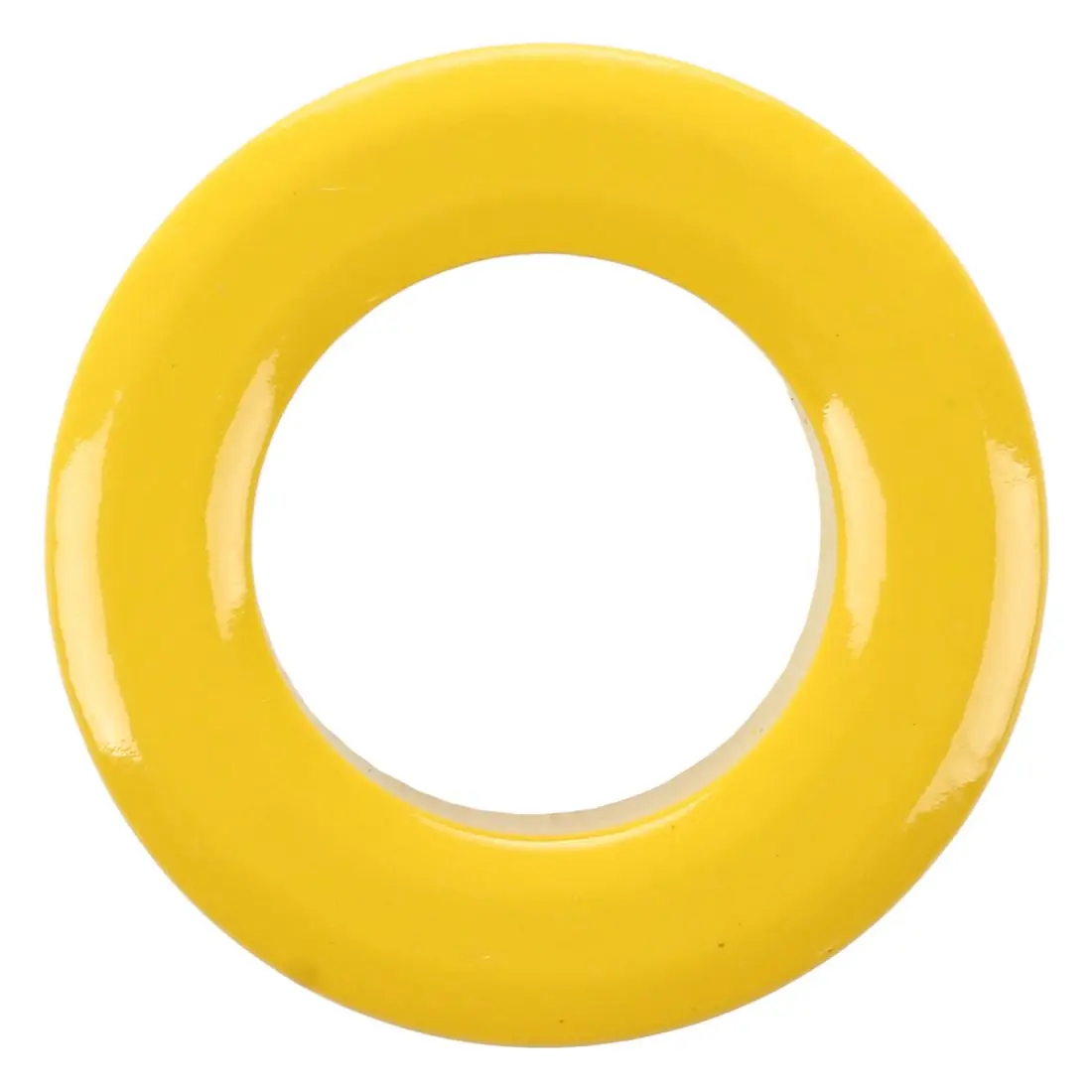 2 Pcs 33mm x 19mm x 11mm Yellow White Iron Core Ferrite Rings Toroid HOT