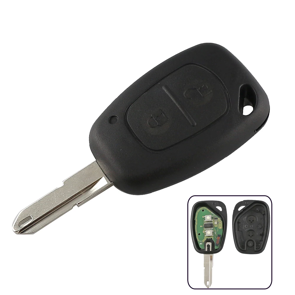 

2 Button Remote Key For Renault Master Traffic Kangoo Nissan Interstar Primastar For Vauxhall Opel Vivaro ID46 Chip