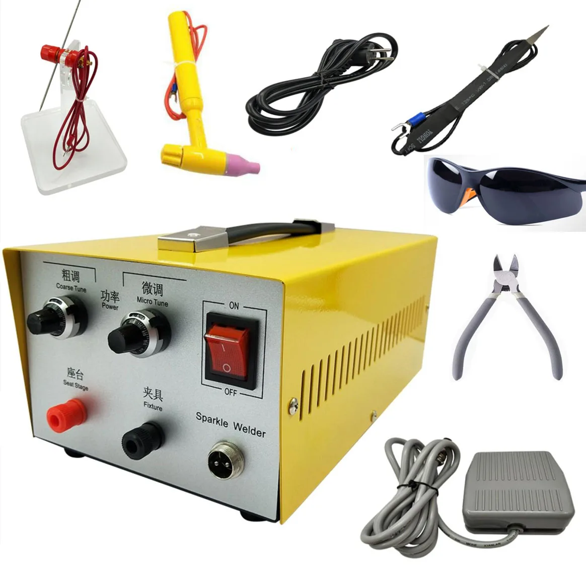 

30A Golden Welding Pulse Spot Welding Good Pulse Spot Welder 200W Jewelry Welding Machine Gold Silver Platinum