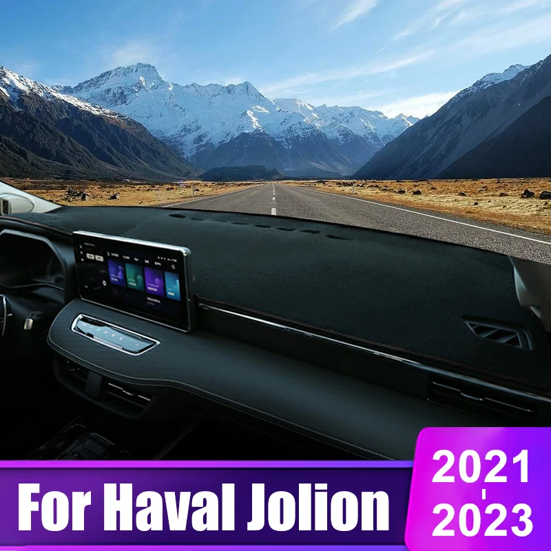 

For Haval Jolion 2021 2022 2023 Car Dashboard Cover Sun Shade Mats Avoid Light Pads Anti-UV Case Carpets Protection Accessories