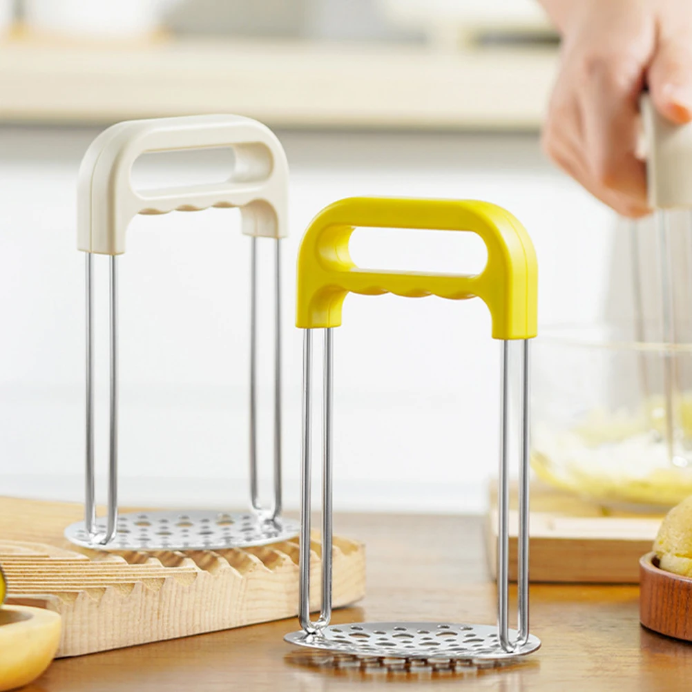 

Potato Masher Stainless Steel Kitchen Tools for Home Baby Food Grinder Ricer Reusable Potato Tool Vegetable Gadget Manual Masher