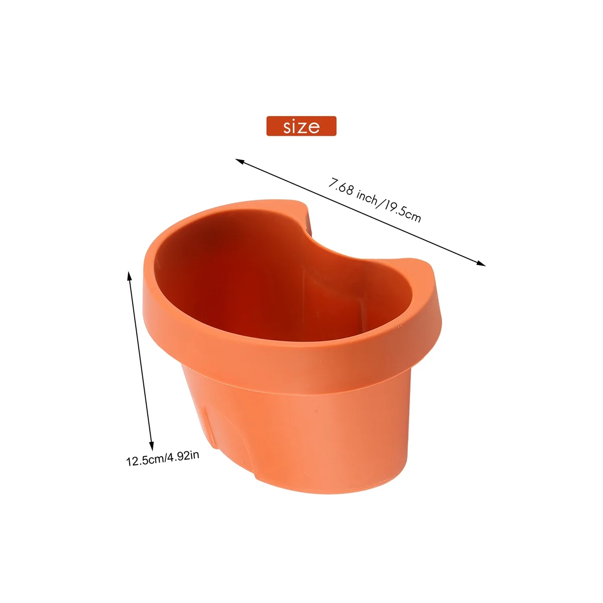 

A06RP 3 Pc/Lot Unique Gutter Downspout Garden Flower Pot Drain Pipe Flower Pots Tubs Drain Pipe Garden Planters