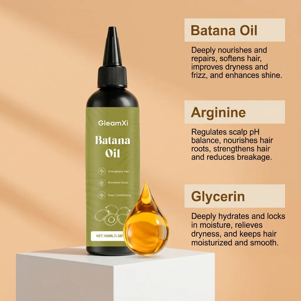 Hair Growth Oil Natural Batana Oil  Prevents Hair Loss Reduces Breakage and Strengthens Hair Enhances Thickness for Men Women