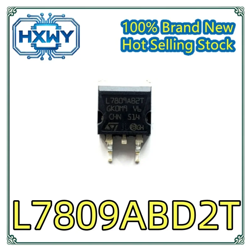 (5/50 pieces) L7809ABD2T-TR L7809ABD2T TO263 Positive Voltage Regulator Imported IC Chip Brand New Original