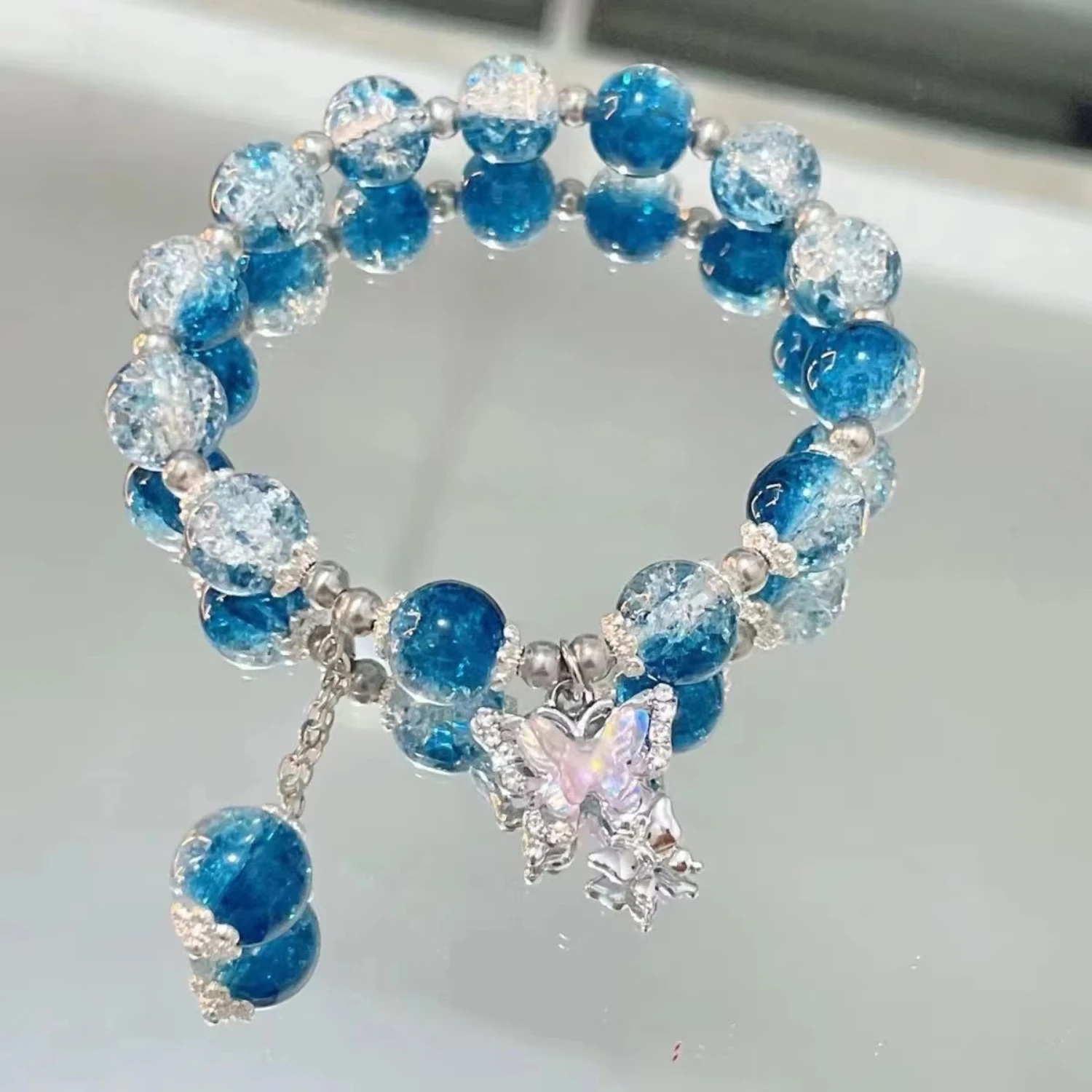 Pulsera vendedora caliente de las señoras de las muchachas de la pulsera de cristal de la pulsera de cristal